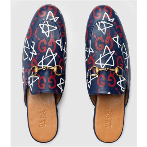 gucci guccighost princetown women's flats size|Women's Princetown slipper .